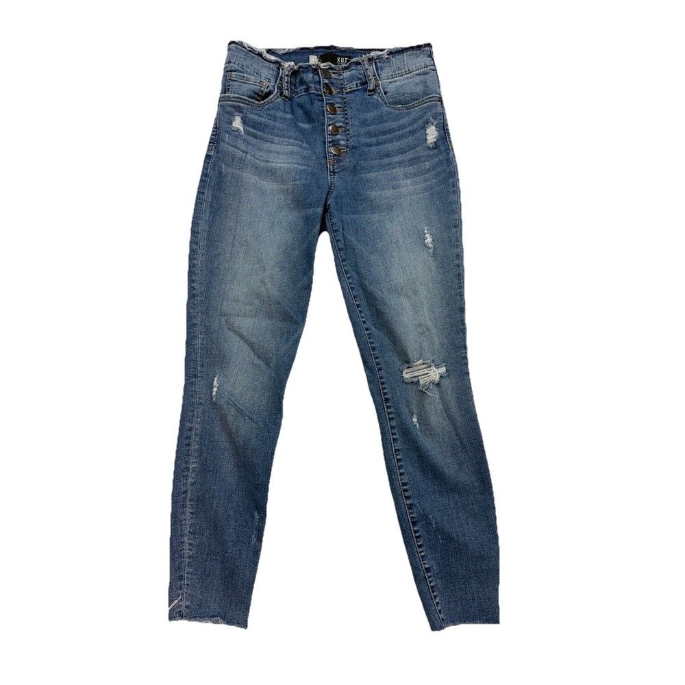 Kut From The Kloth Connie Women's Size 6 High‎ Rise Fab Ab Ankle Skinny